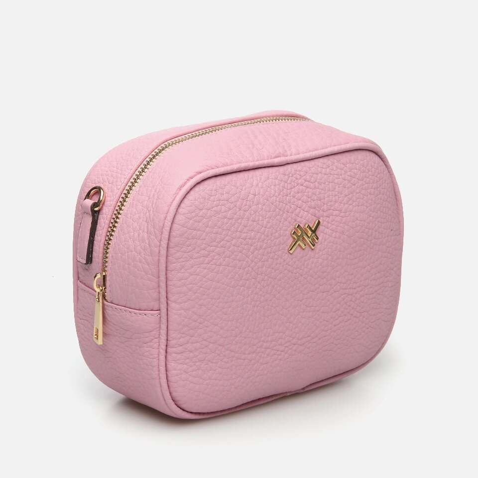 Genuine Leather Pink Women's Mini (Crossbody) Bag
