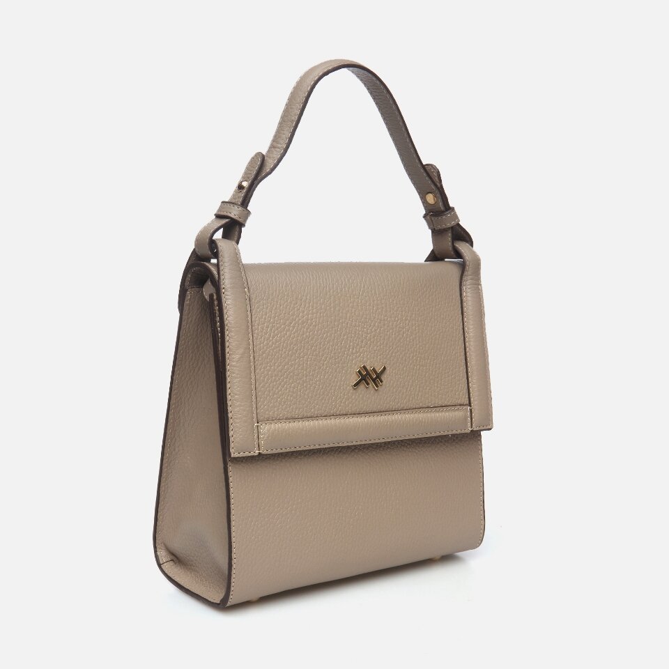 Genuine Leather Women's Brown Handbag
