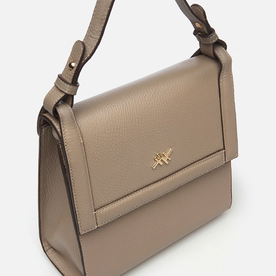 Genuine Leather Women's Brown Handbag