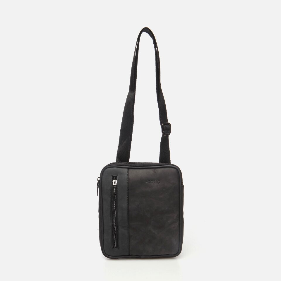 Genuine Leather Black Men's Bag