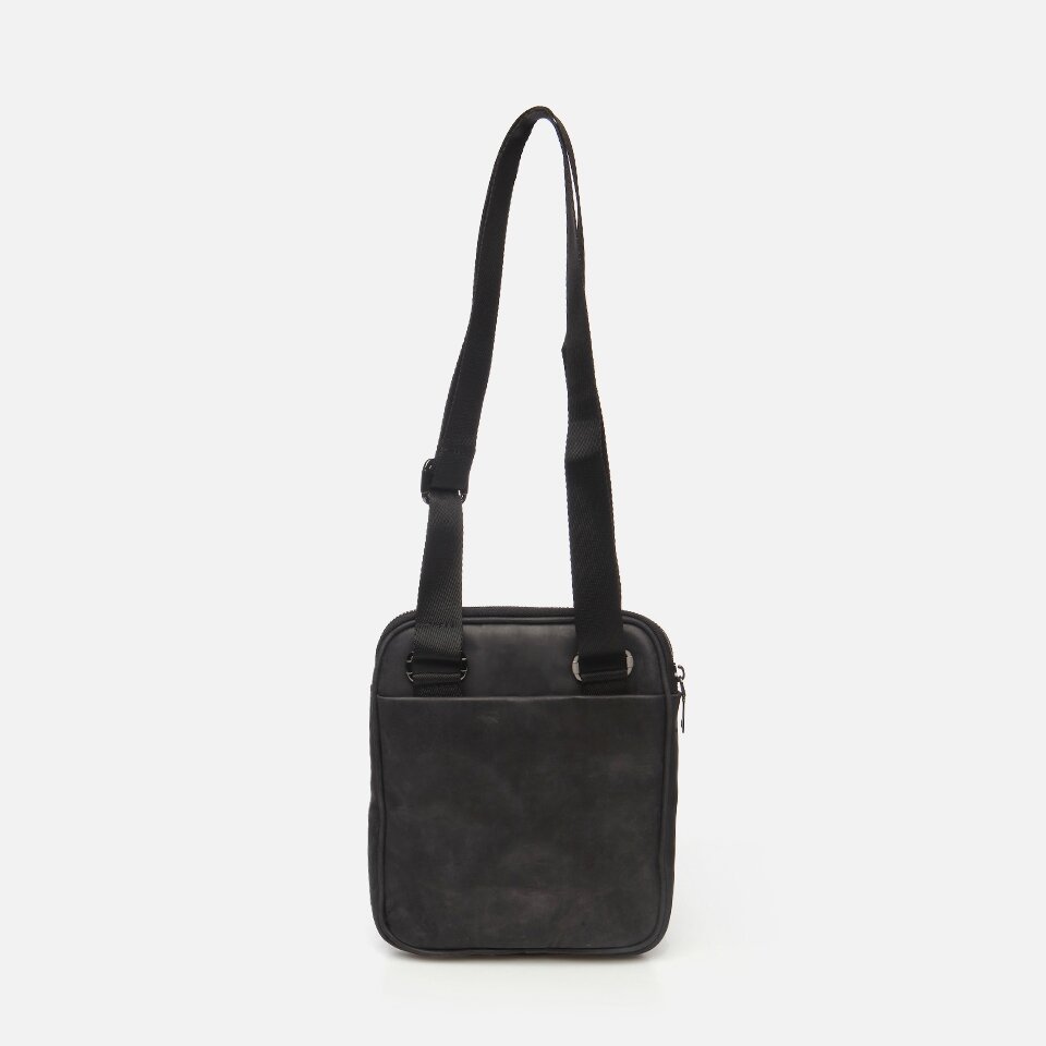 Genuine Leather Black Men's Bag
