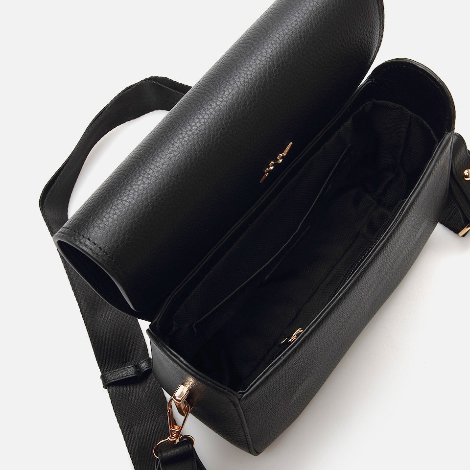 Genuine Leather Black Women's Bag