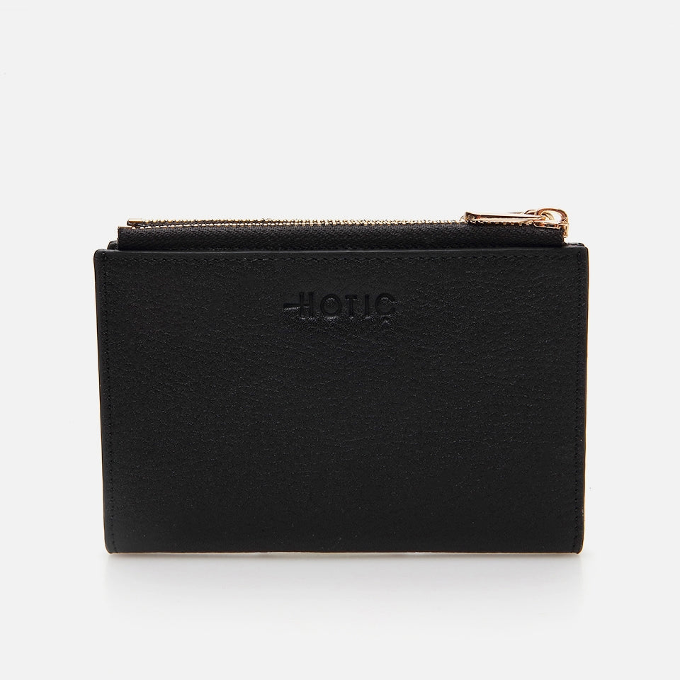 Genuine Leather Black Women's Wallet