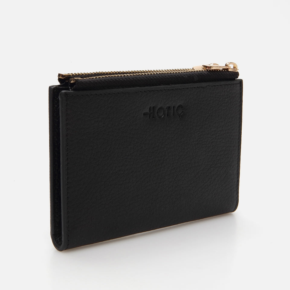 Genuine Leather Black Women's Wallet