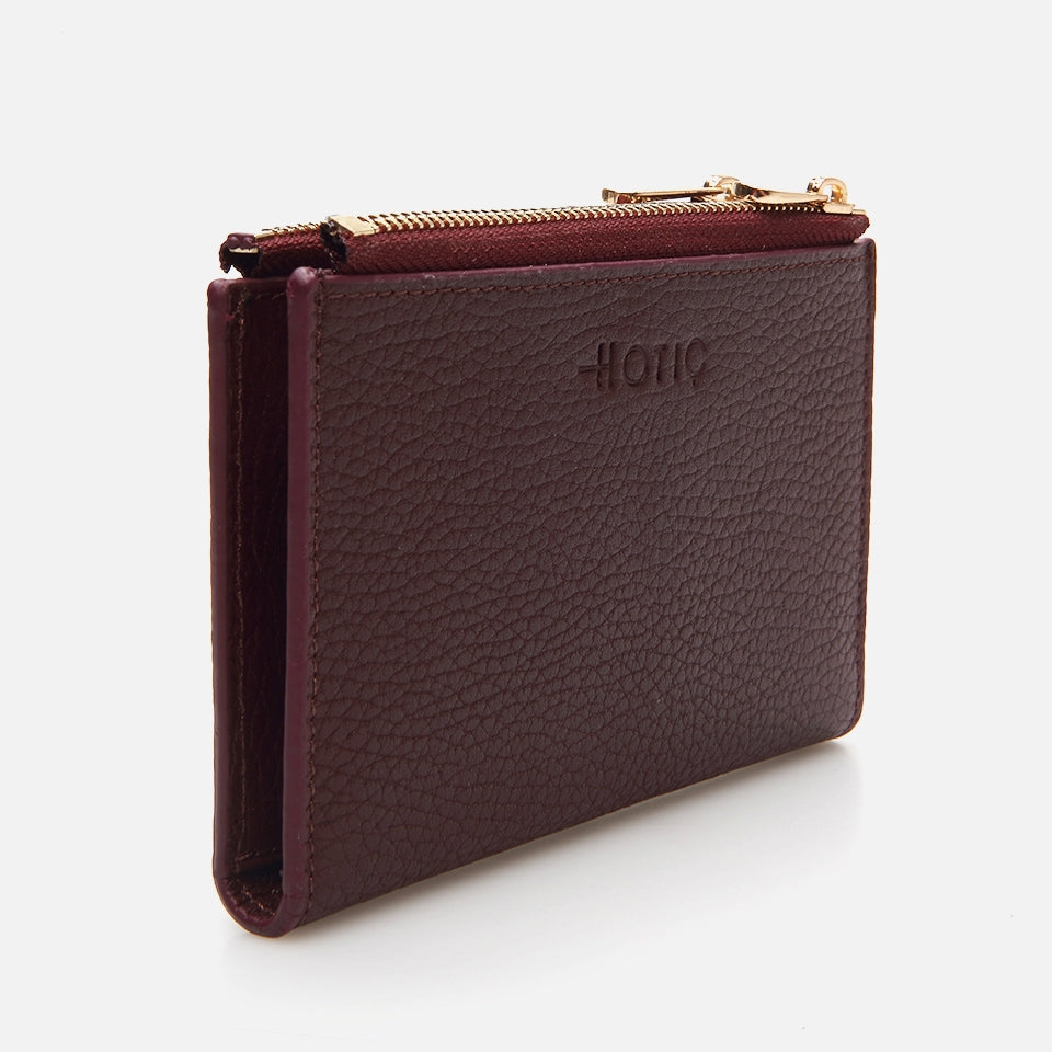 Genuine Leather Burgundy Women's Wallet