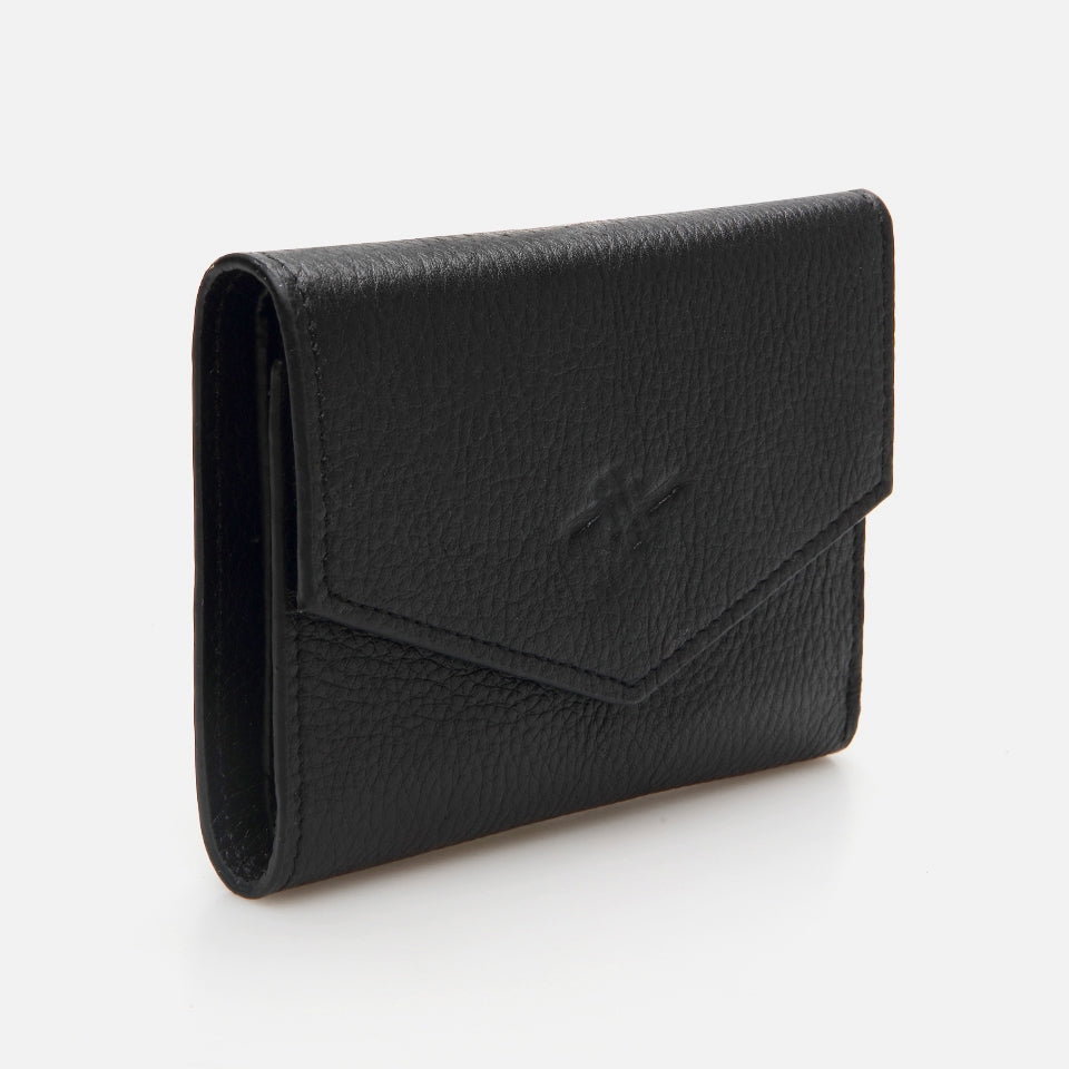 Genuine Leather Black Women's Wallet