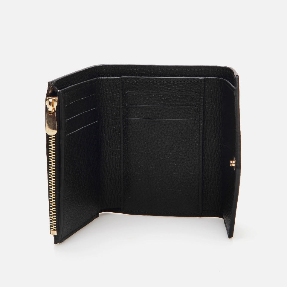 Genuine Leather Black Women's Wallet