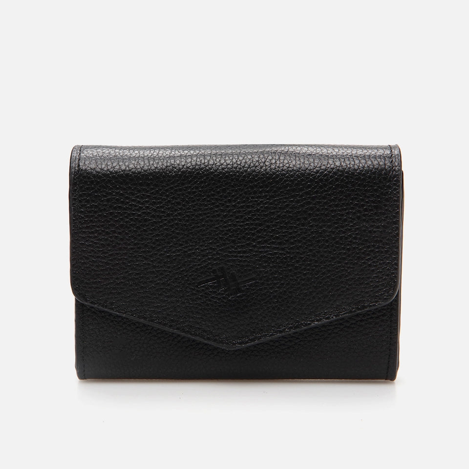 Genuine Leather Black Women's Wallet