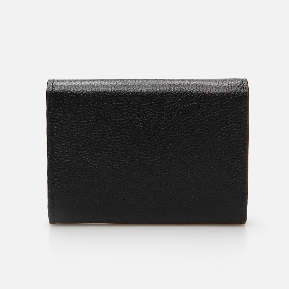 Genuine Leather Black Women's Wallet