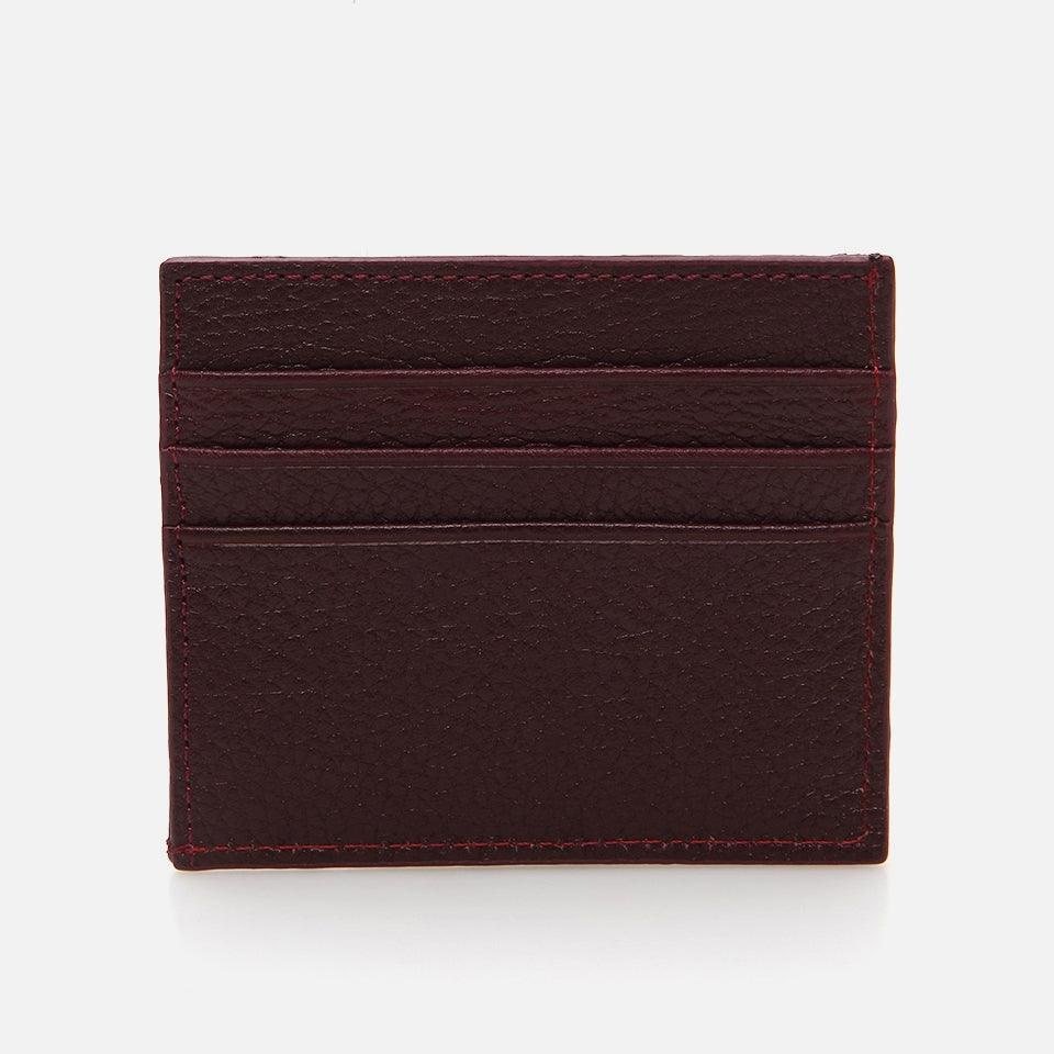 Genuine Leather Burgundy Men's Wallet