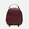 Genuine Leather Red Women's Backpack