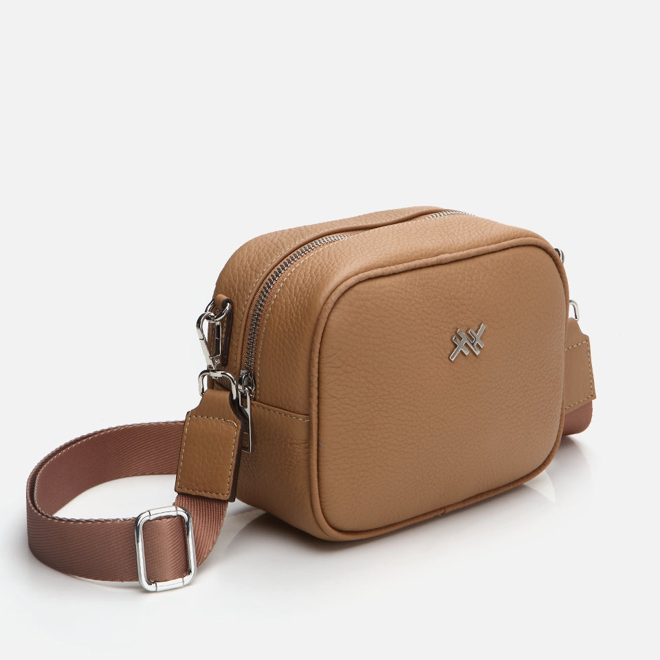 Genuine Leather Sand Beige Women's Mini (Crossbody) Bag