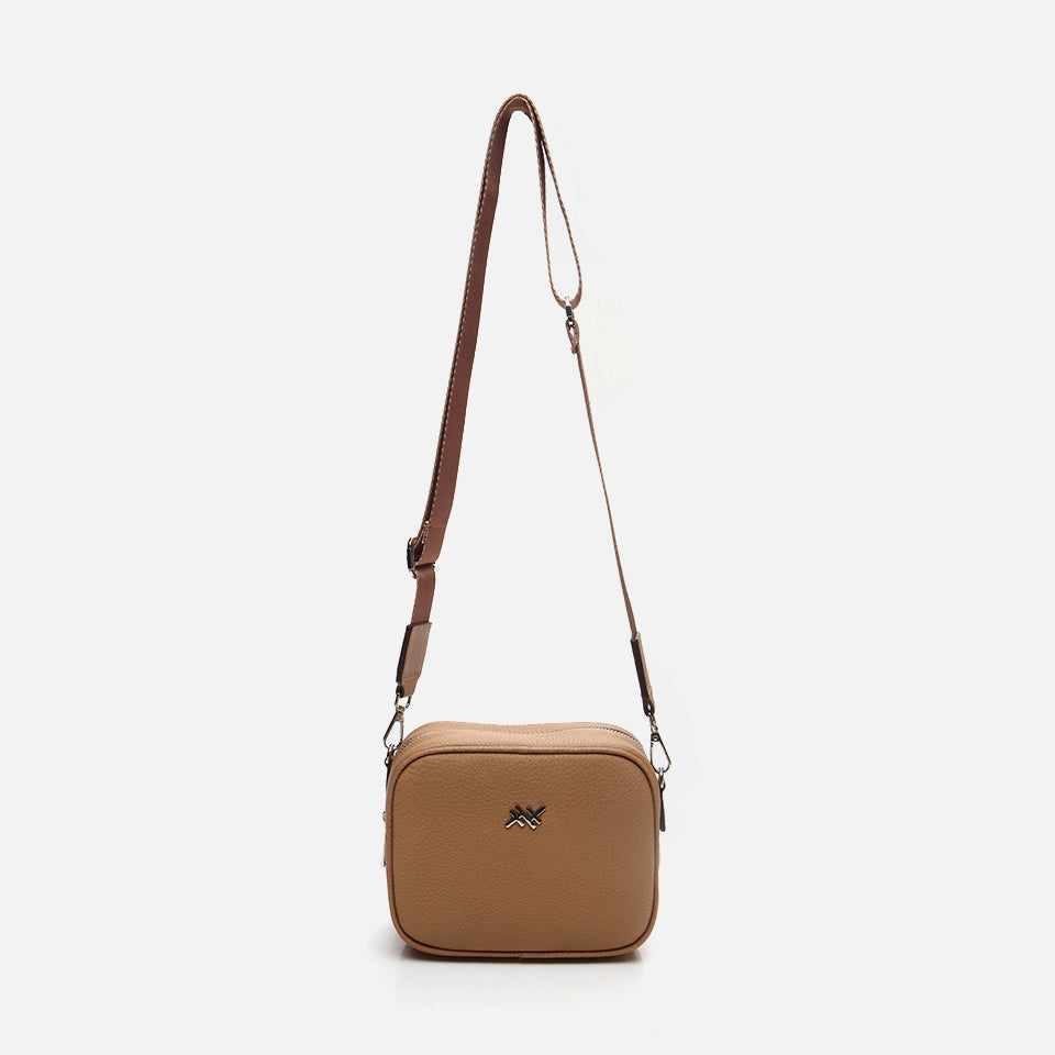 Genuine Leather Sand Beige Women's Mini (Crossbody) Bag