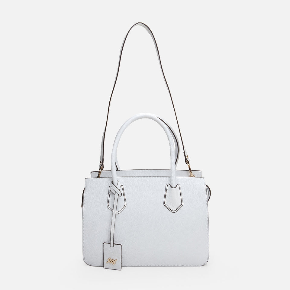 Genuine Leather White Women's Bag