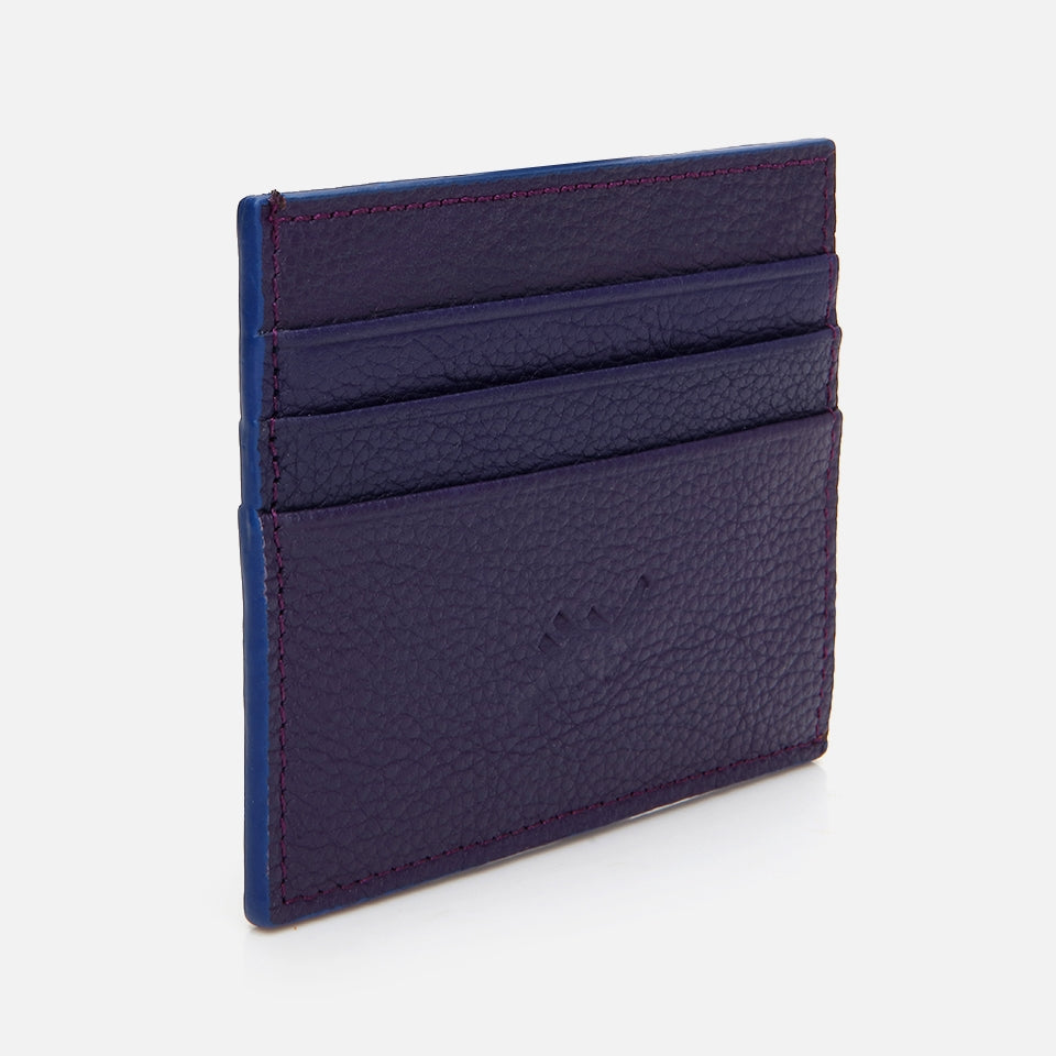 Genuine Leather Purple Men's Wallet