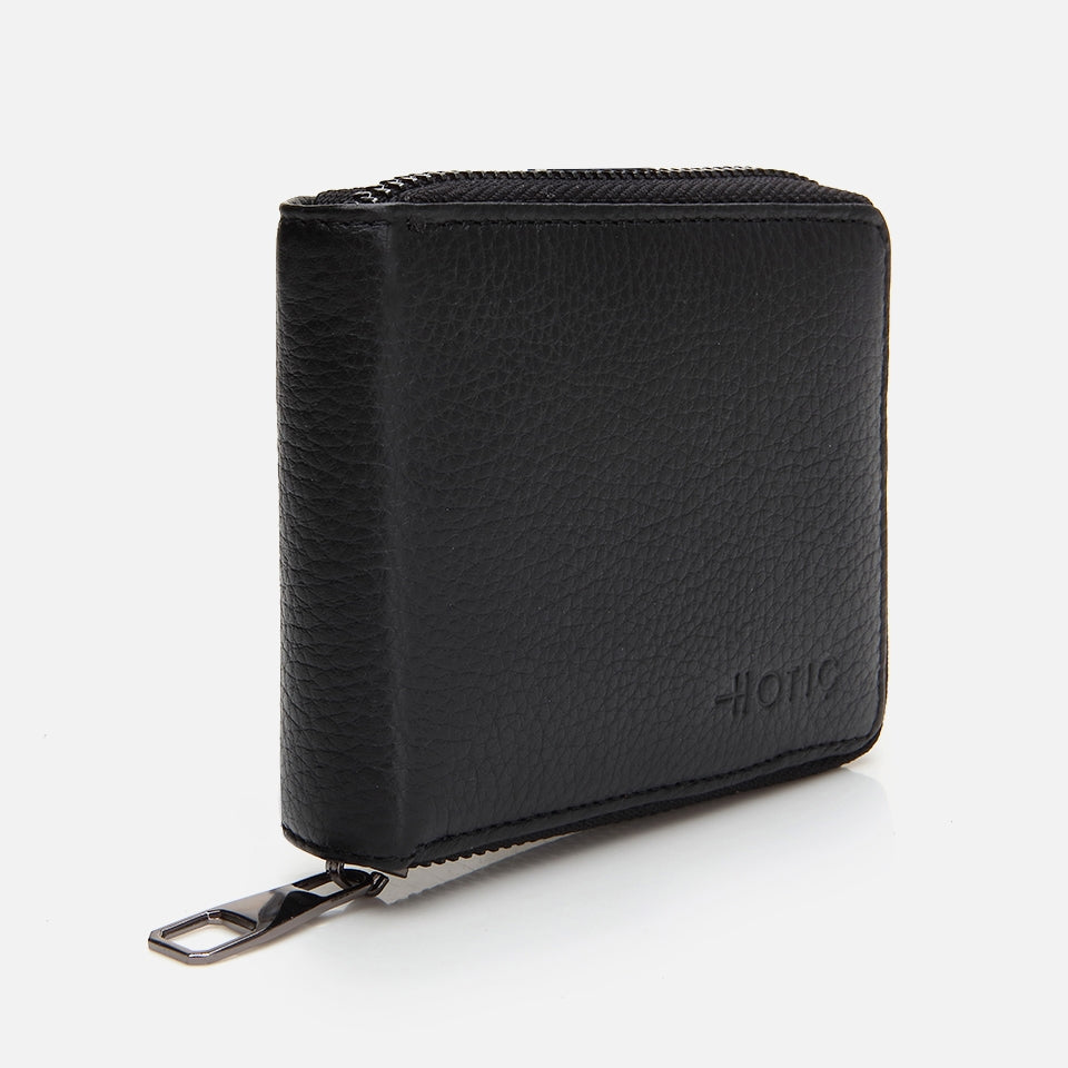 Genuine Leather Black Men's Wallet