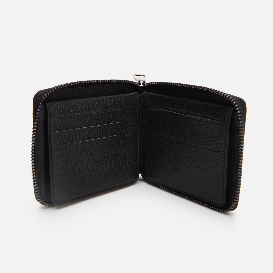 Genuine Leather Black Men's Wallet