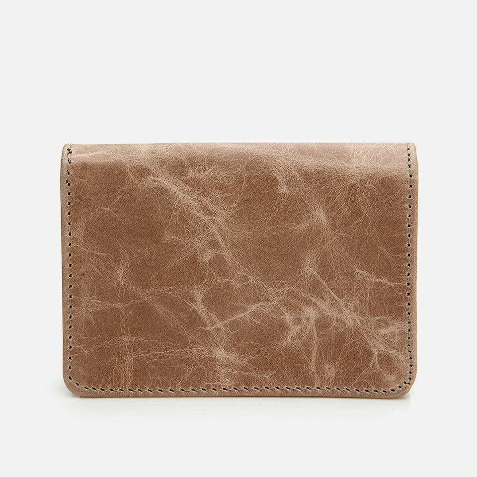 Genuine Leather Sand Beige Men's Wallet