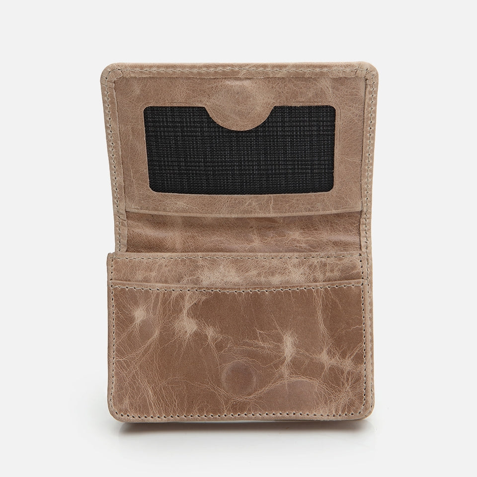 Genuine Leather Sand Beige Men's Wallet