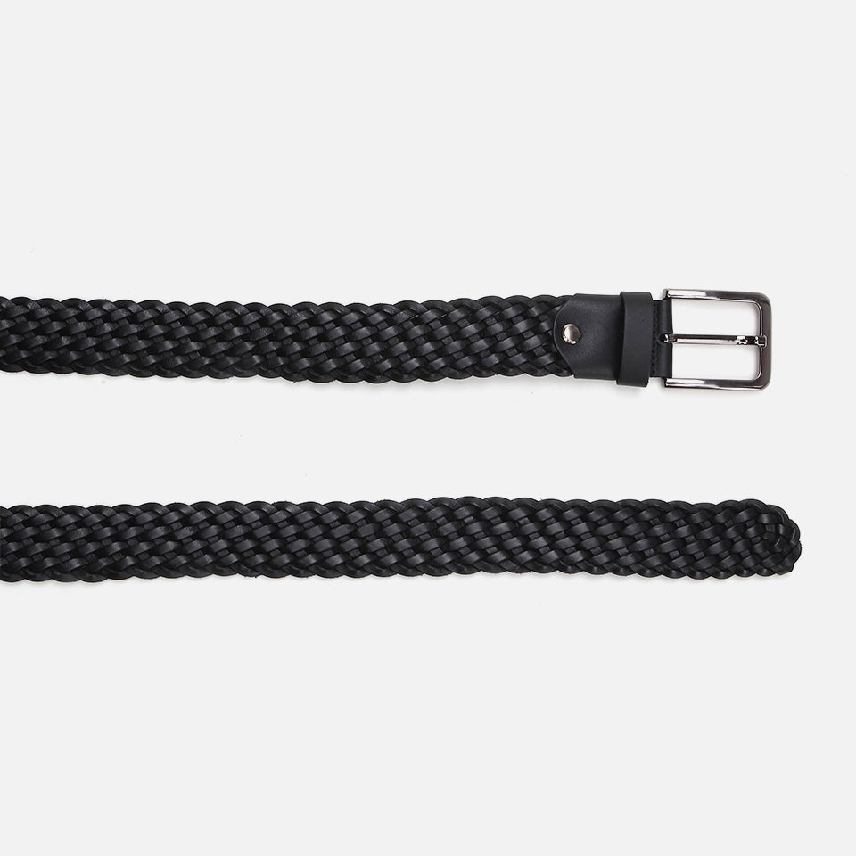 Genuine Leather Black Men's Belt