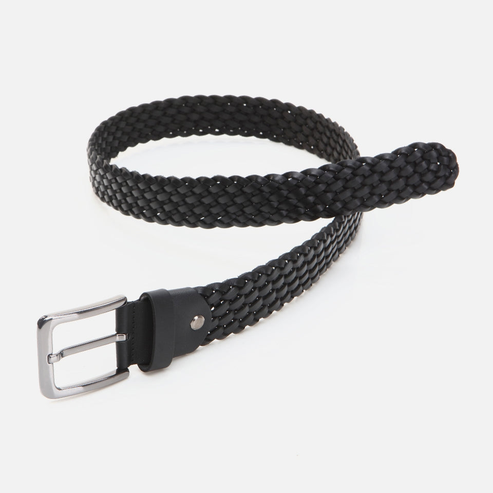 Genuine Leather Black Men's Belt