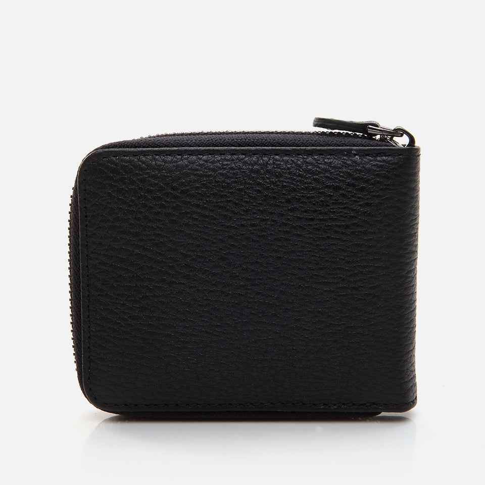 Genuine Leather Black Men's Wallet