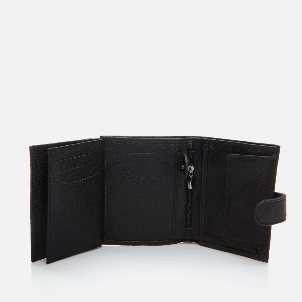 Genuine Leather Black Men's Wallet