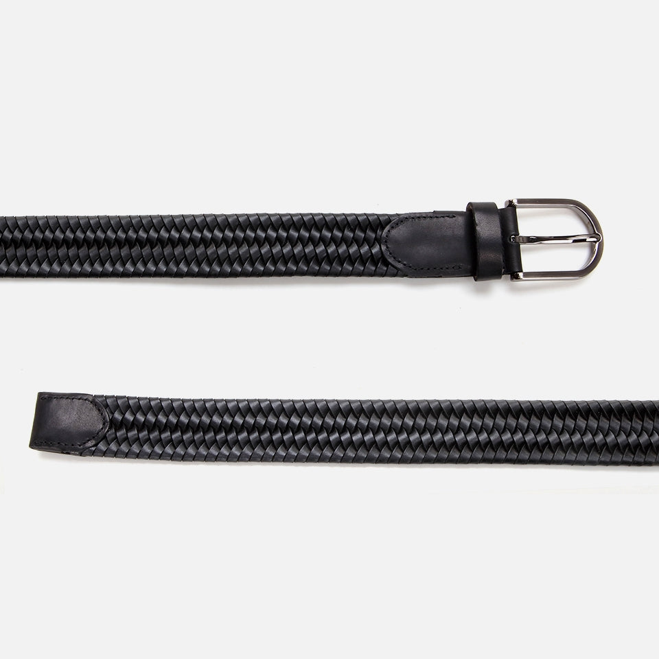 Genuine Leather Black Men's Belt
