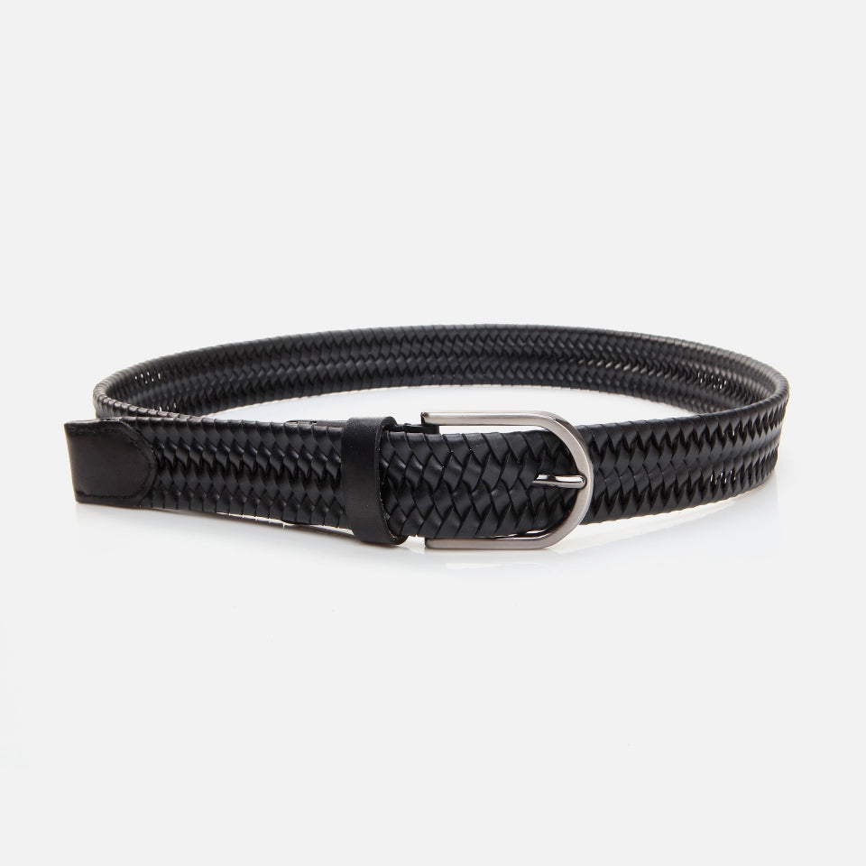 Genuine Leather Black Men's Belt