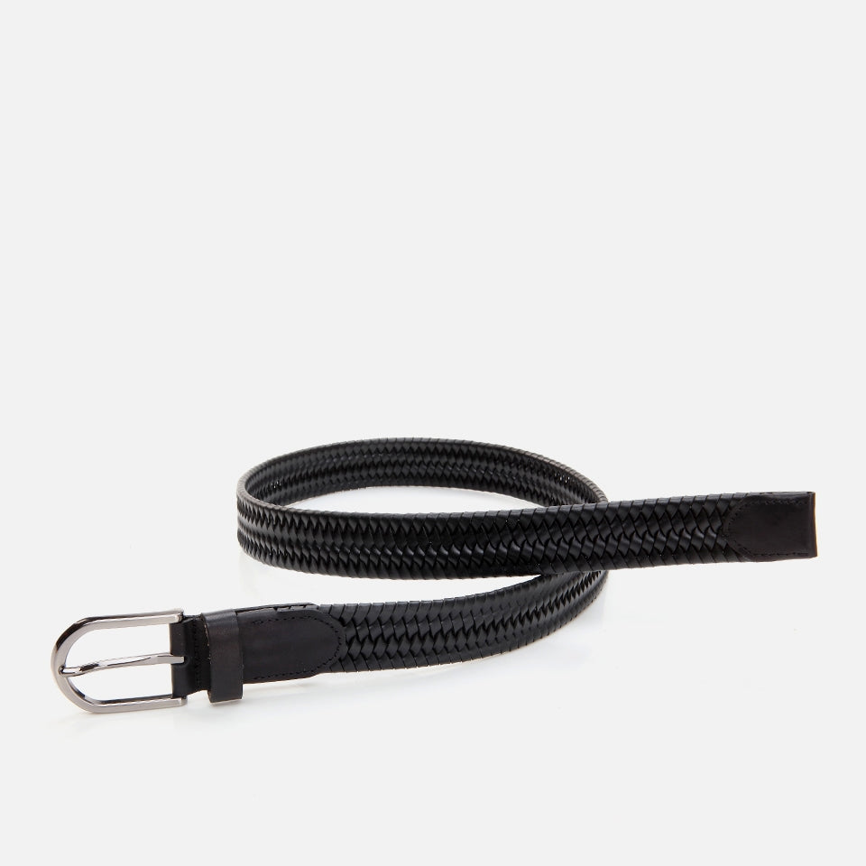 Genuine Leather Black Men's Belt