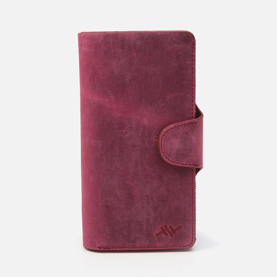 Genuine Leather Burgundy Women's Wallet