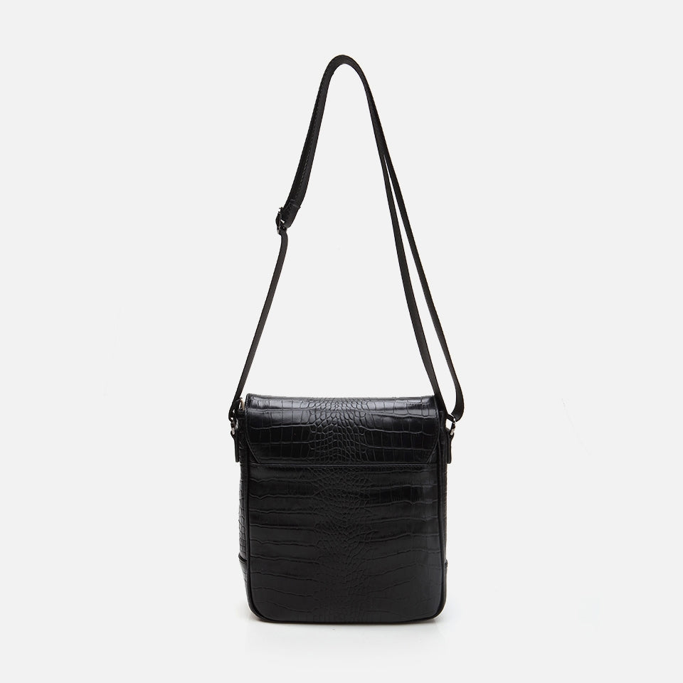 Genuine Leather Black Men's Bag