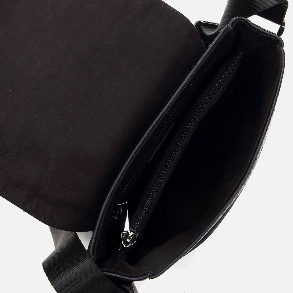Genuine Leather Black Men's Bag