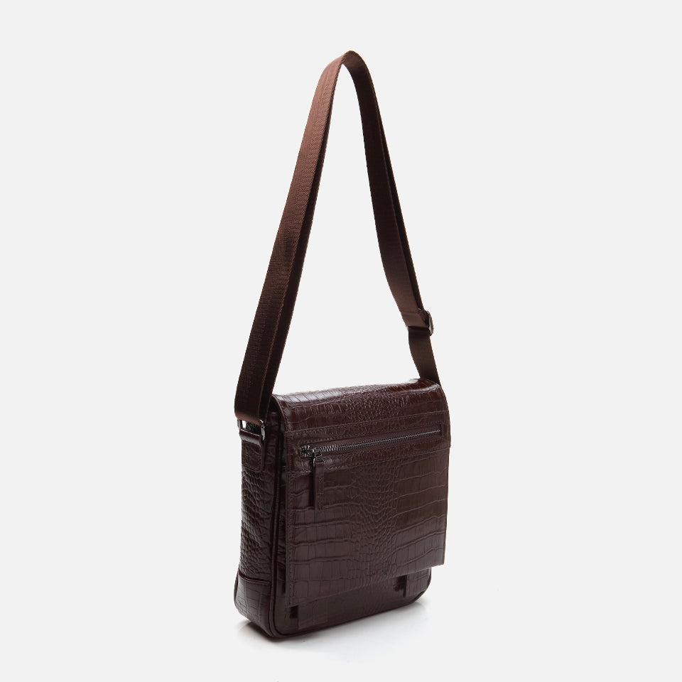 Genuine Leather Brown Men's Bag