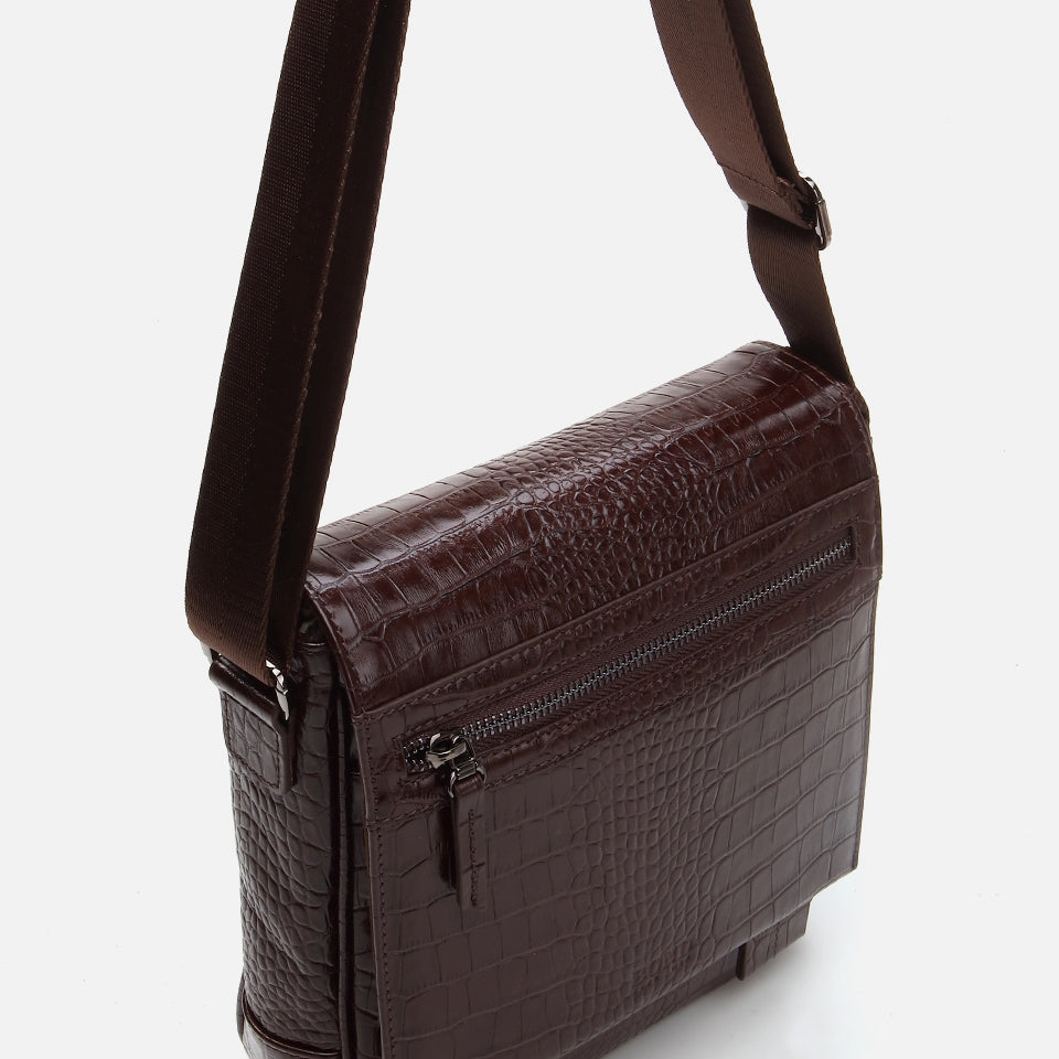 Genuine Leather Brown Men's Bag