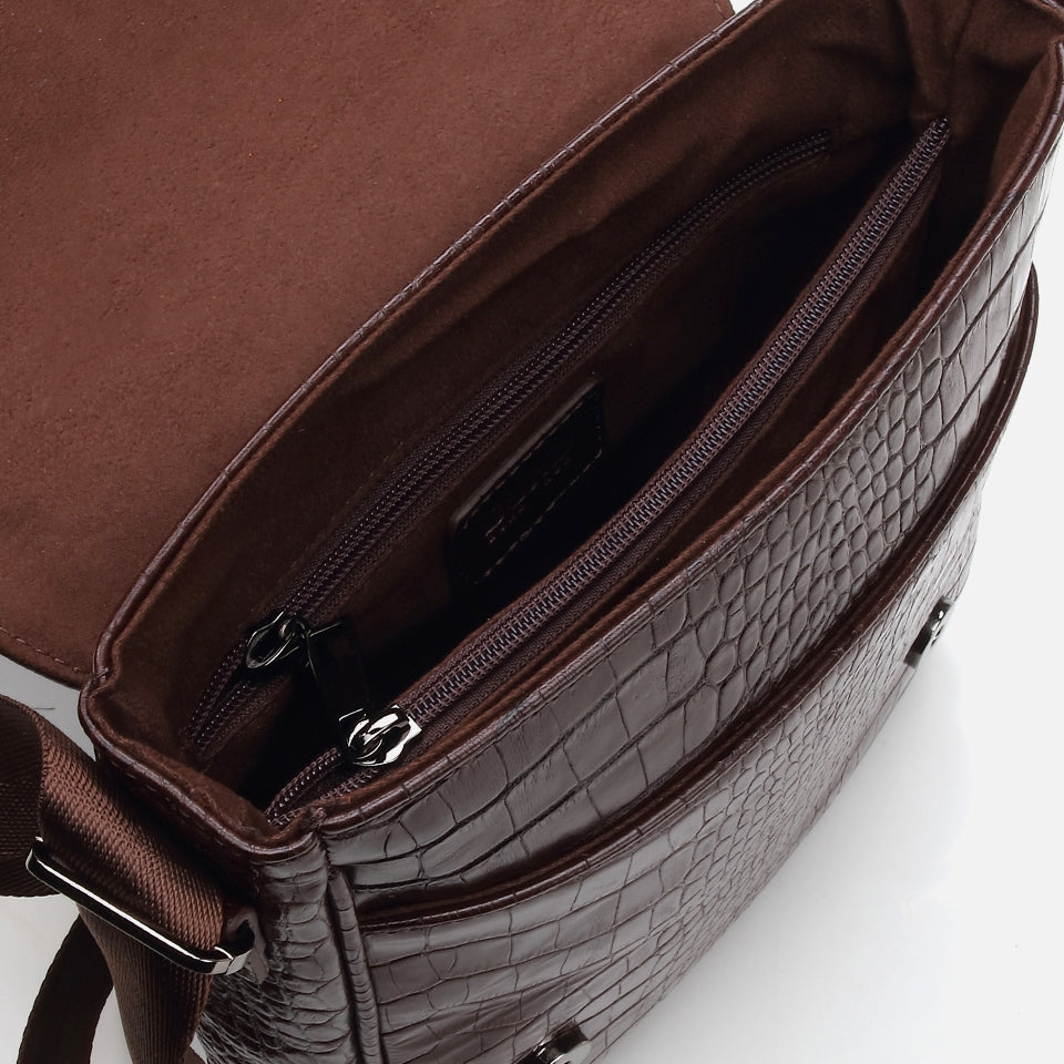 Genuine Leather Brown Men's Bag