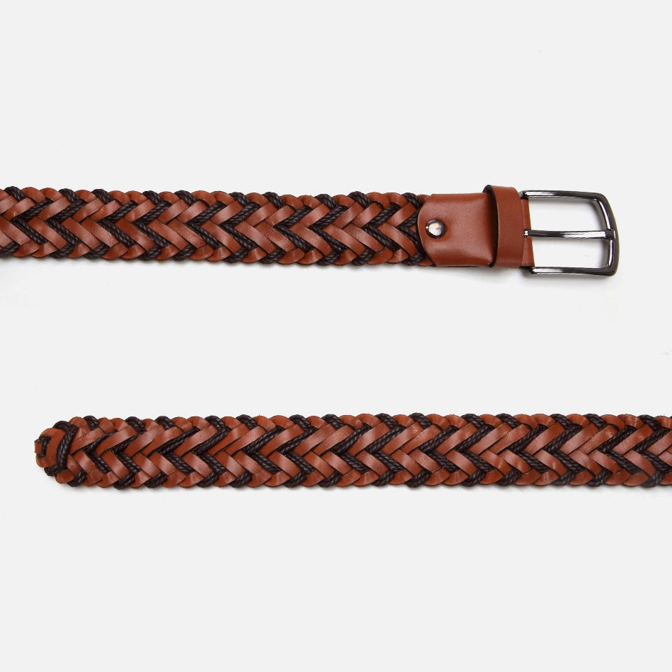 Genuine Leather Brown Men's Belt x Danilo Zanna