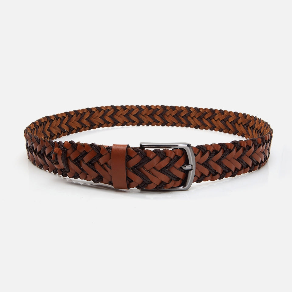 Genuine Leather Brown Men's Belt x Danilo Zanna
