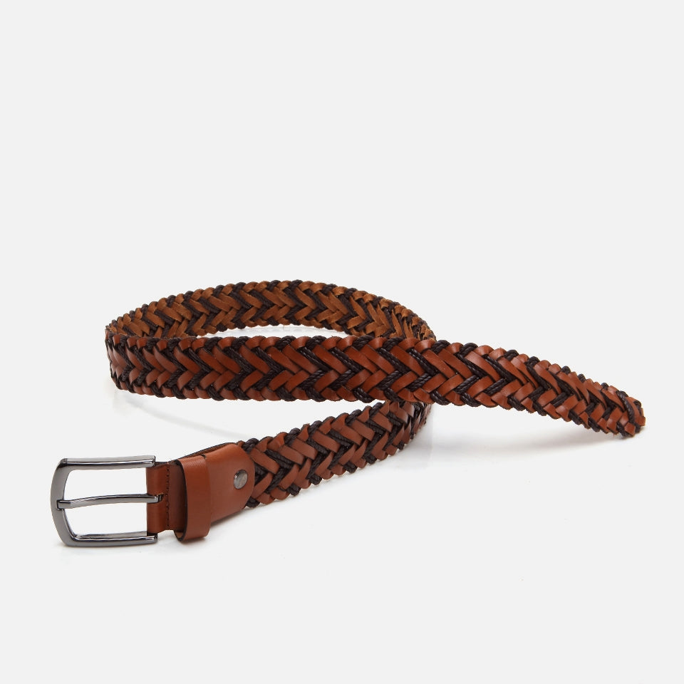 Genuine Leather Brown Men's Belt x Danilo Zanna