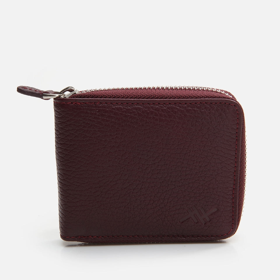Genuine Leather Burgundy Men's Wallet