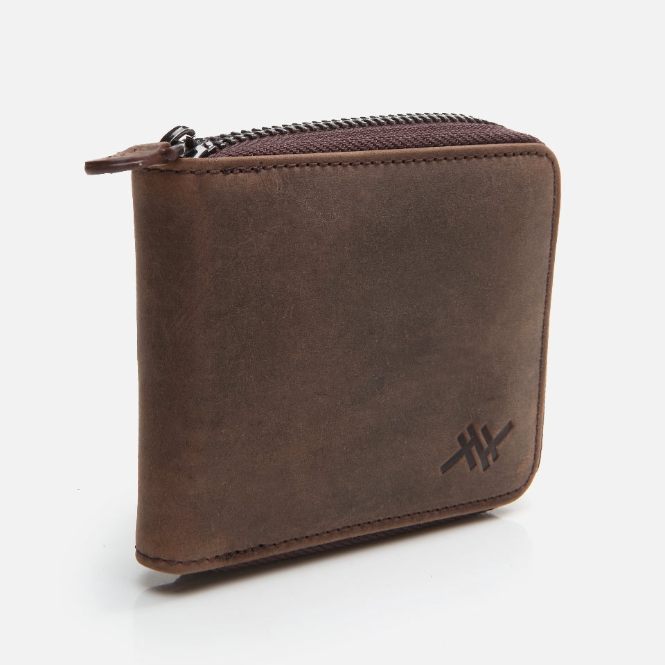 Genuine Leather Brown Men's Wallet