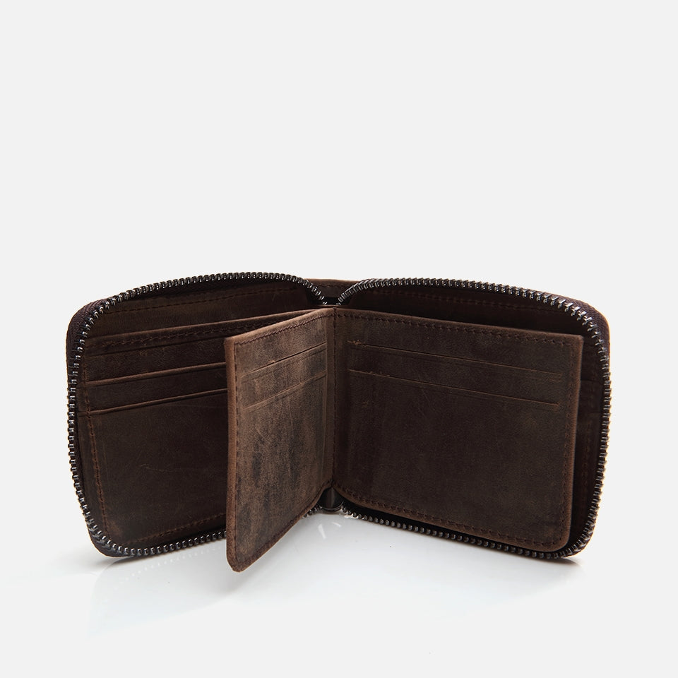 Genuine Leather Brown Men's Wallet