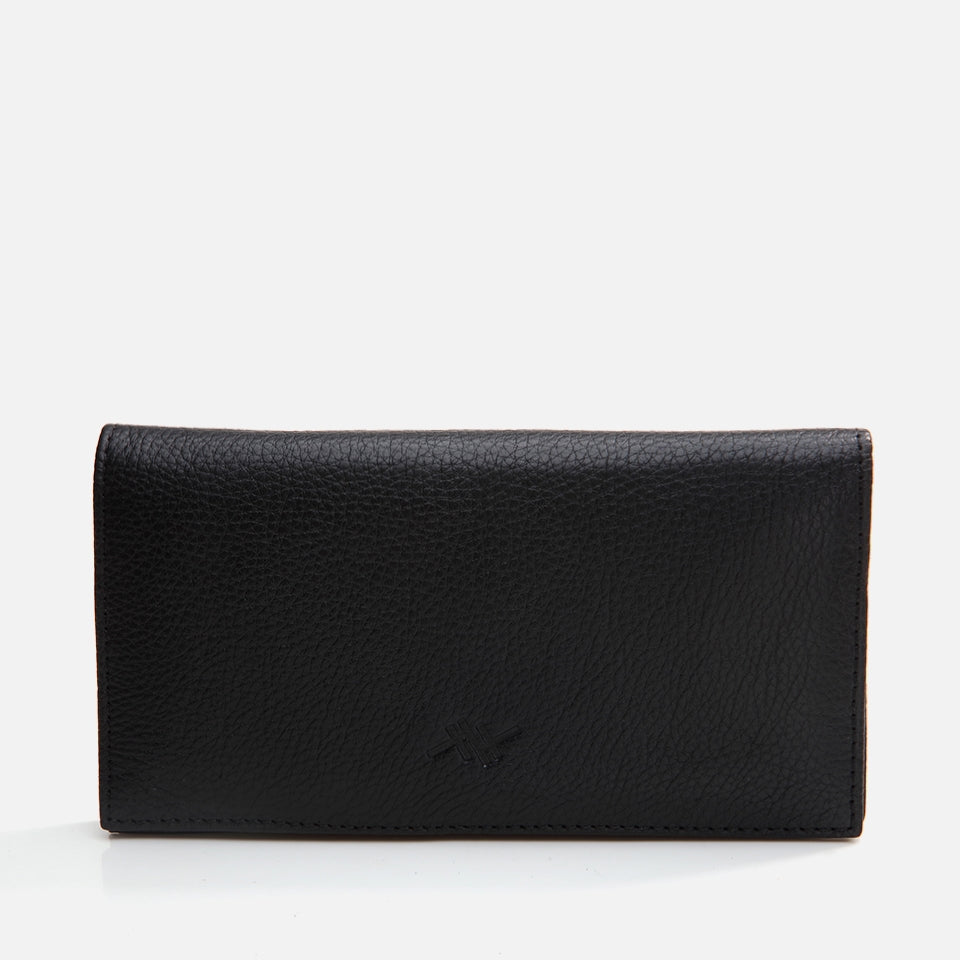 Genuine Leather Black Women's Wallet