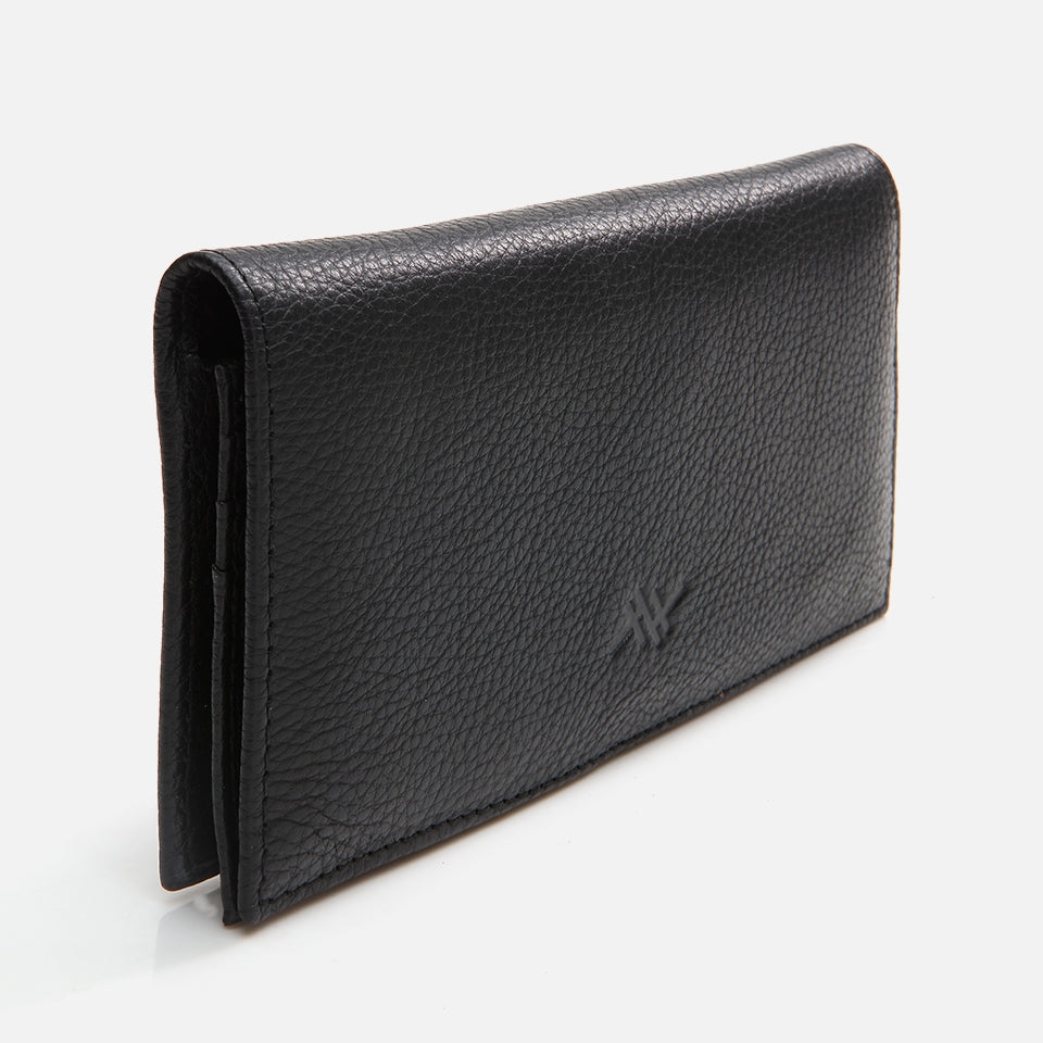 Genuine Leather Black Women's Wallet