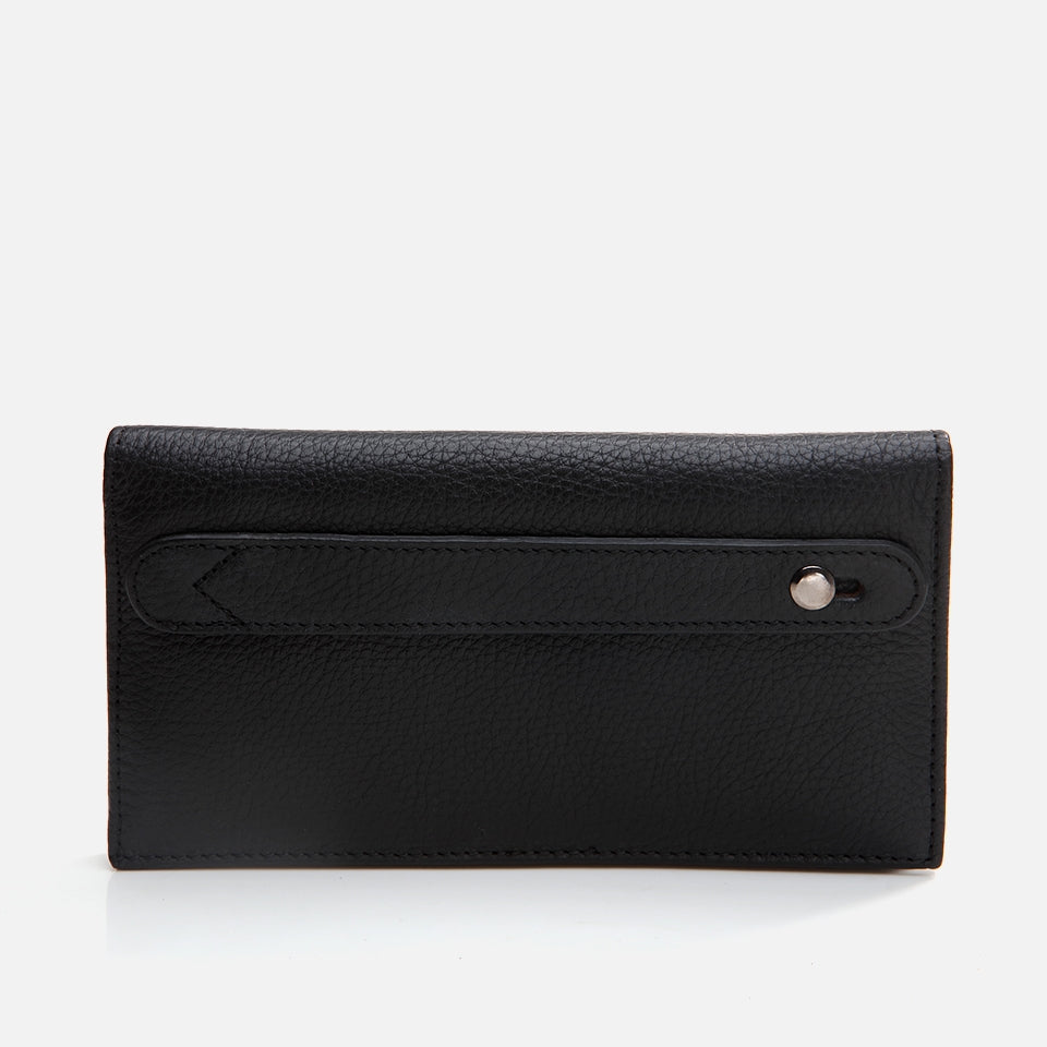 Genuine Leather Black Women's Wallet