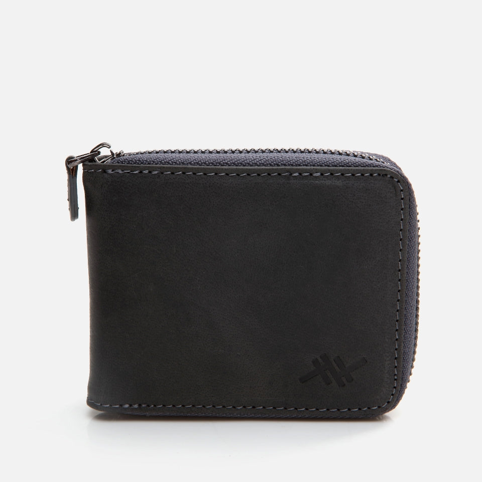 Genuine Leather Anthracite Men's Wallet