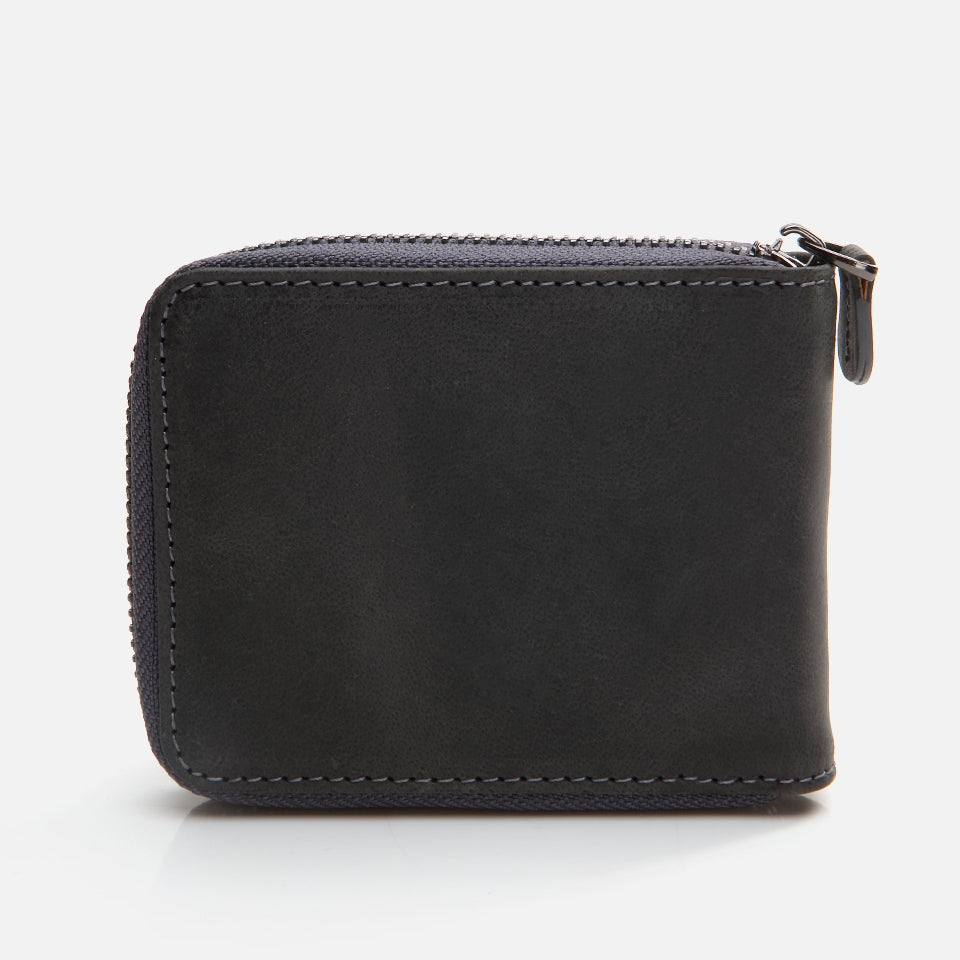 Genuine Leather Anthracite Men's Wallet