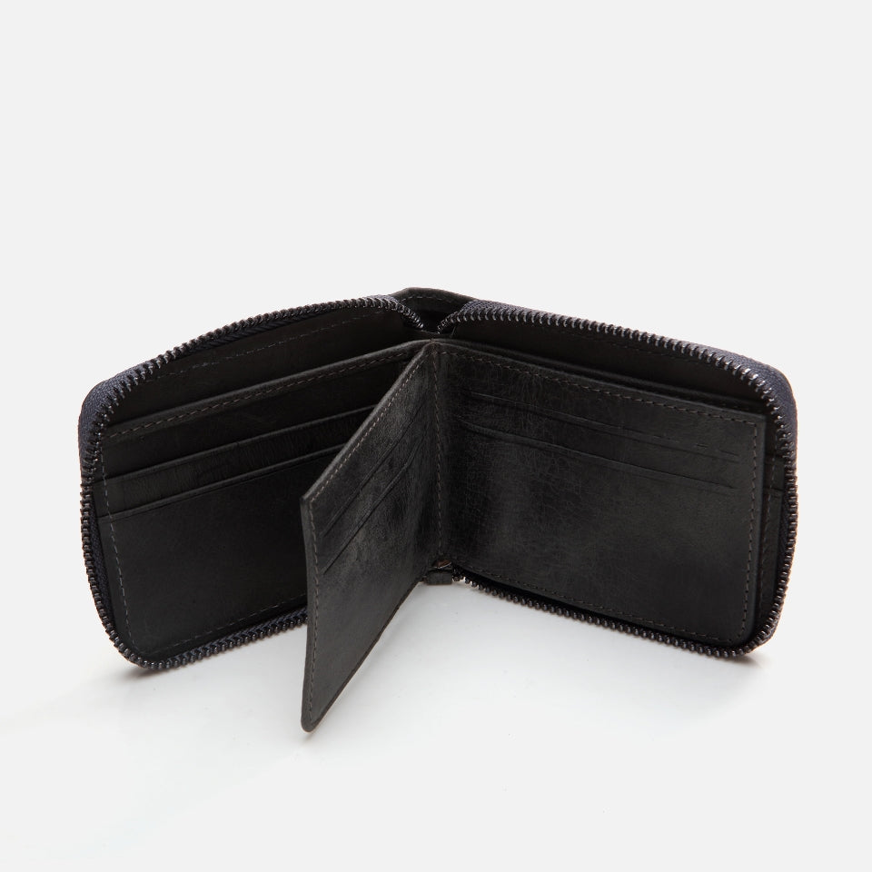 Genuine Leather Anthracite Men's Wallet
