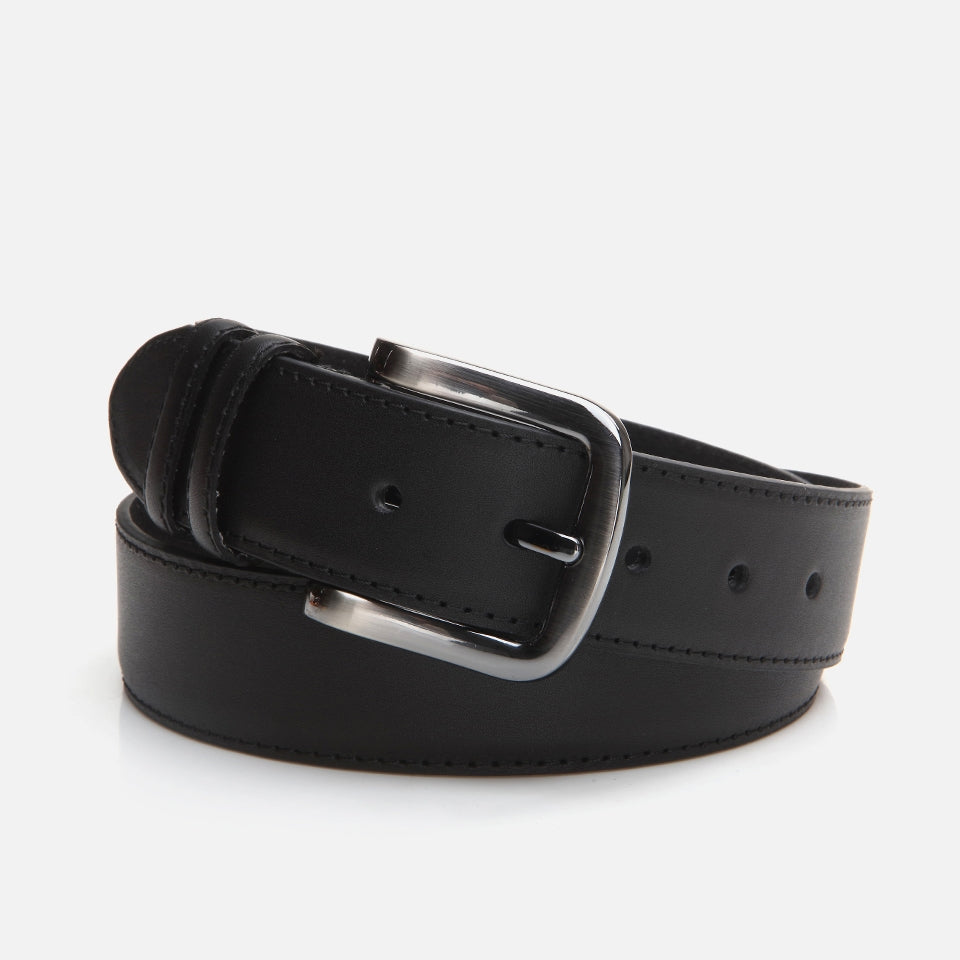 Genuine Leather Black Men's Belt