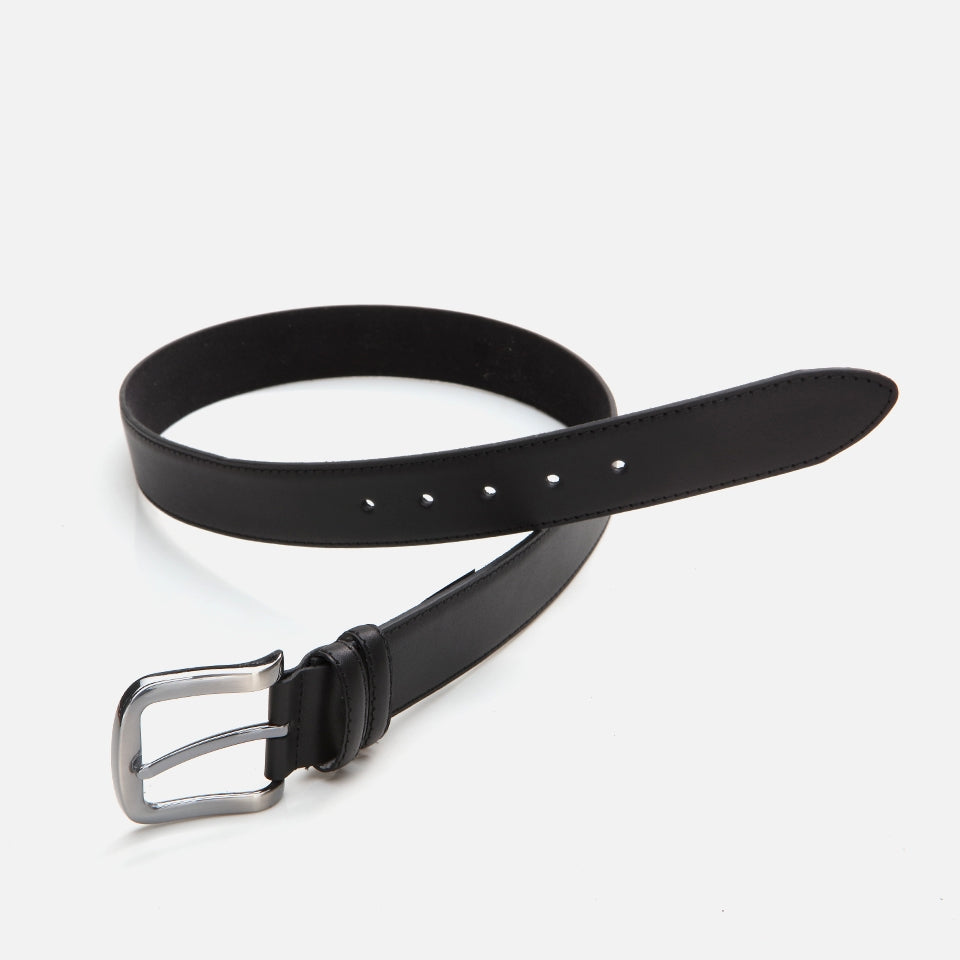 Genuine Leather Black Men's Belt